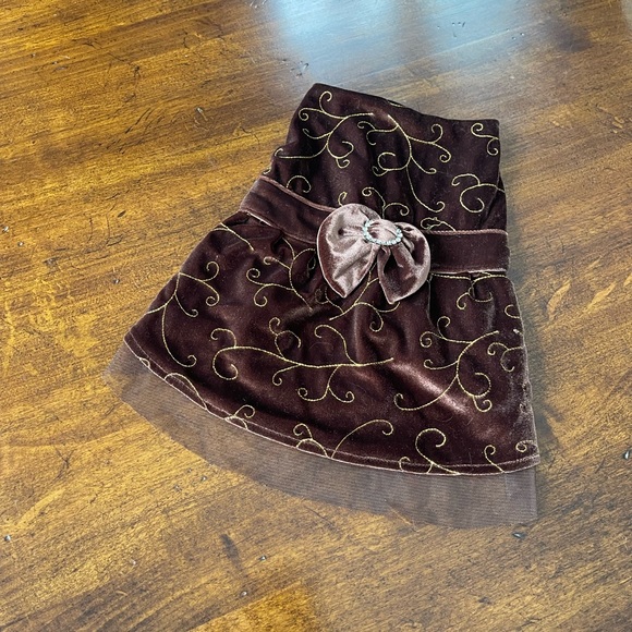 Dog Velour Classic Dress - Picture 11 of 13